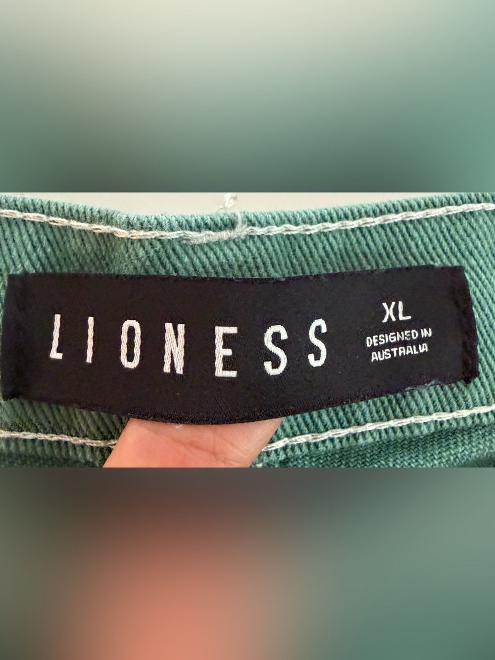 Lioness Teal Wide-Leg Utility Pants - Picture 3 of 11